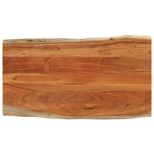 Tafelblad Rechthoekig Natuurlijke Rand 120X60X2,5 Cm Acaciahout Acaciahout (Naturel) 25 mm 120 x 60 cm