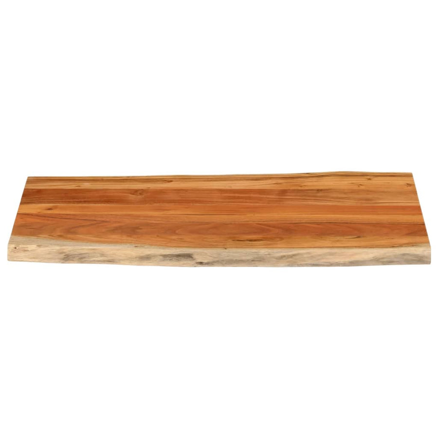 Tafelblad Rechthoekig Natuurlijke Rand 120X60X2,5 Cm Acaciahout Acaciahout (Naturel) 25 mm 120 x 60 cm