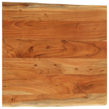 Tafelblad vierkant natuurlijke rand 80x80x2,5 cm acaciahout