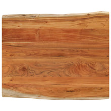 Tafelblad rechthoekig natuurlijke rand 90x80x2,5 cm acaciahout