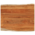 Tafelblad rechthoekig natuurlijke rand 100x80x2,5 cm acaciahout