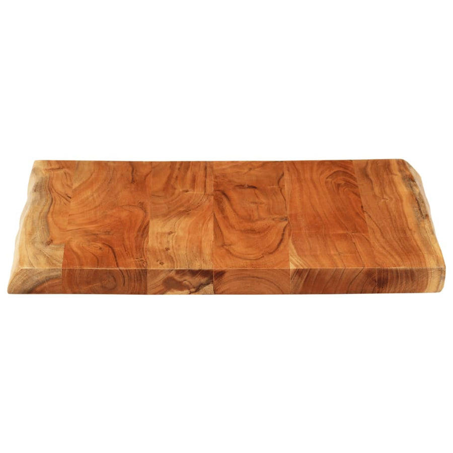 Tafelblad vierkant natuurlijke rand 40x40x3,8 cm acaciahout