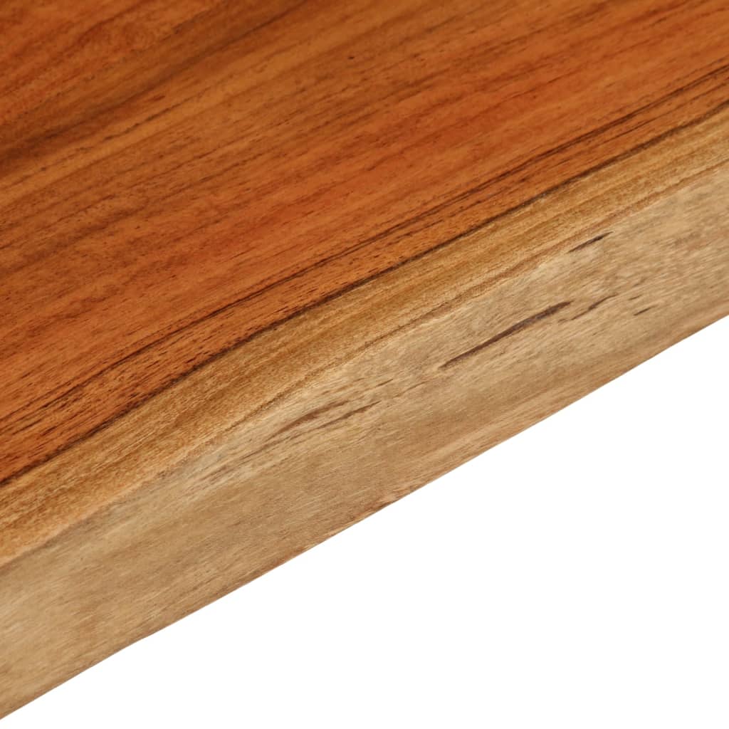 Tafelblad rechthoekig natuurlijke rand 60x40x3,8 cm acaciahout