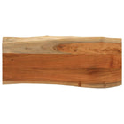 Tafelblad acaciahout 80x40x3,8 cm natuurlijke rand