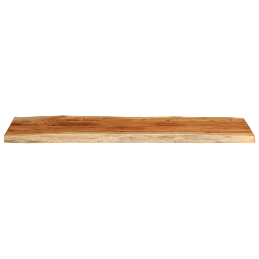 Tafelblad rechthoekig natuurlijke rand 110x40x3,8 cm acaciahout