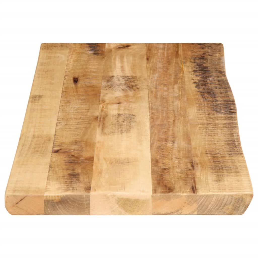 Tafelblad met natuurlijke rand 80x40x2,5 cm massief mangohout