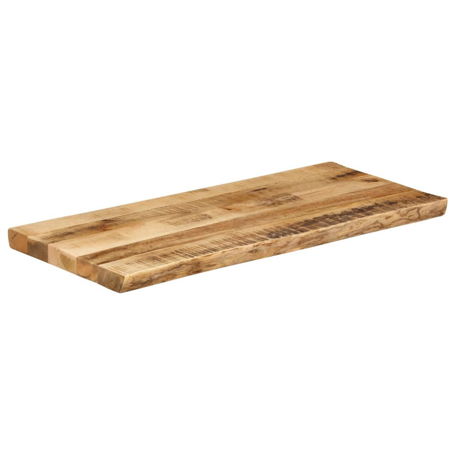 Tafelblad met natuurlijke rand 90x40x2,5 cm massief mangohout