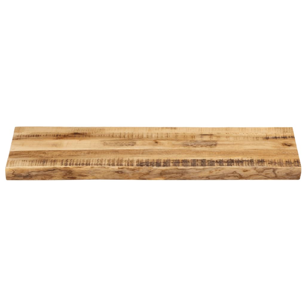 Tafelblad met natuurlijke rand 90x40x2,5 cm massief mangohout