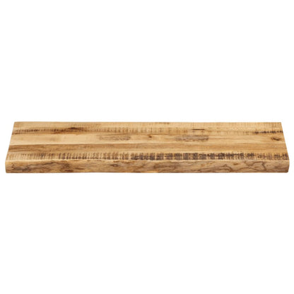 Tafelblad met natuurlijke rand 90x40x2,5 cm massief mangohout
