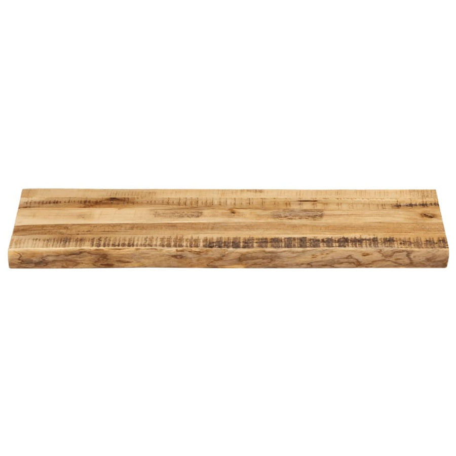 Tafelblad met natuurlijke rand 90x40x2,5 cm massief mangohout