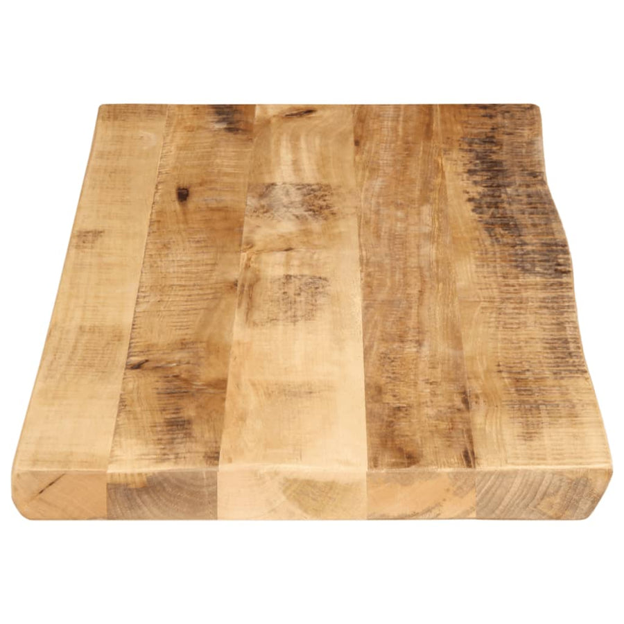 Tafelblad met natuurlijke rand 90x40x2,5 cm massief mangohout
