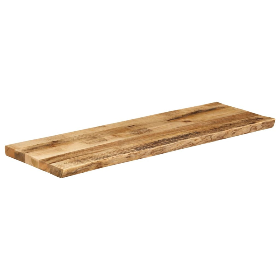 Tafelblad met natuurlijke rand 110x40x2,5 cm massief mangohout
