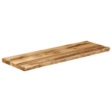 Tafelblad met natuurlijke rand 120x40x2,5 cm massief mangohout