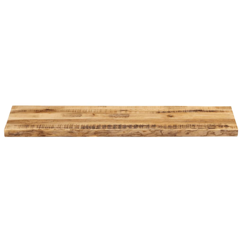 Tafelblad met natuurlijke rand 120x40x2,5 cm massief mangohout