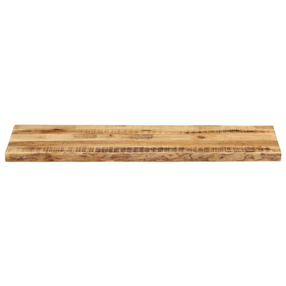 Tafelblad met natuurlijke rand 120x40x2,5 cm massief mangohout