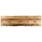 Tafelblad massief mangohout 160x40x2,5 cm natuurlijke rand