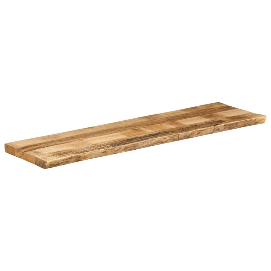 Tafelblad met natuurlijke rand 160x40x2,5 cm massief mangohout