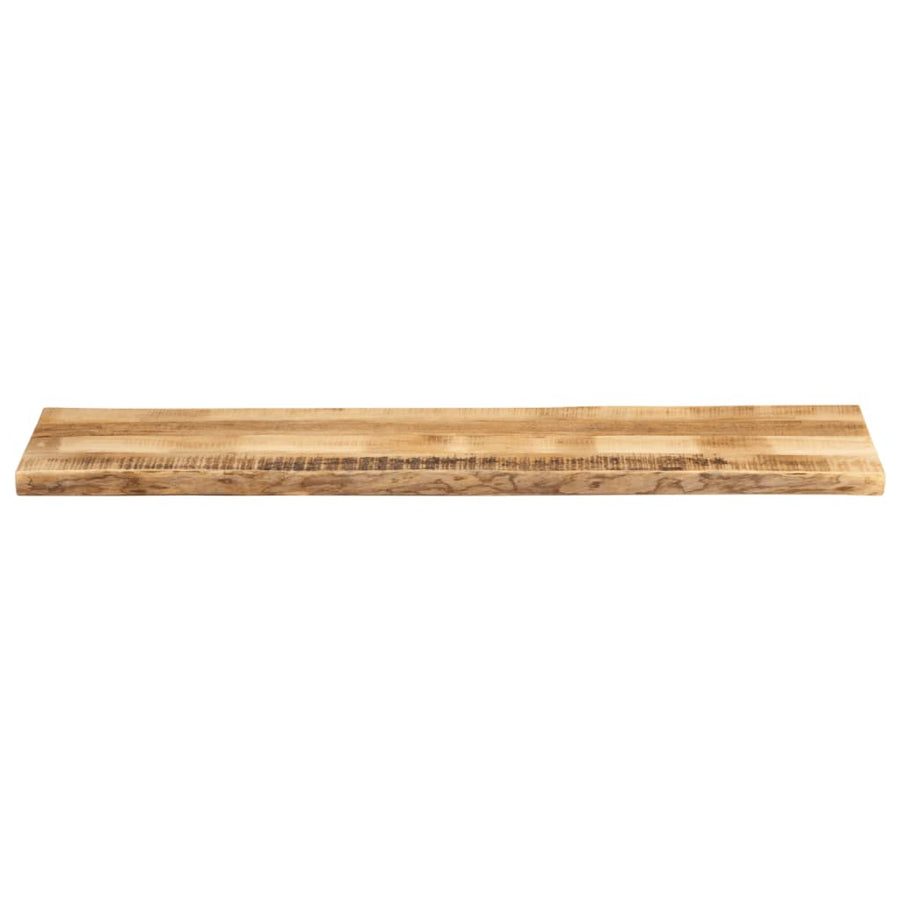 Tafelblad met natuurlijke rand 160x40x2,5 cm massief mangohout