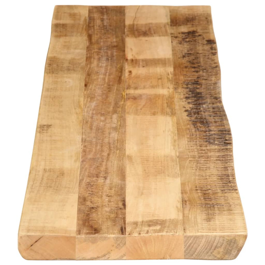 Tafelblad met natuurlijke rand 160x40x2,5 cm massief mangohout