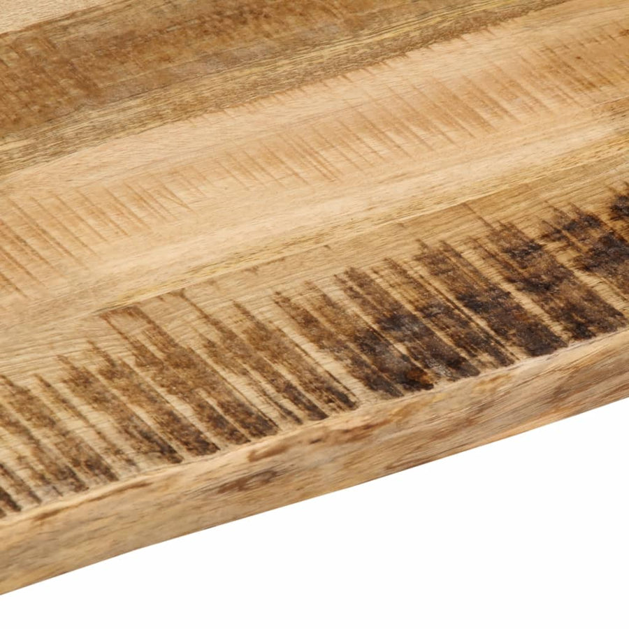 Tafelblad met natuurlijke rand 160x40x2,5 cm massief mangohout