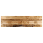 Tafelblad massief mangohout 180x40x2,5 cm natuurlijke rand