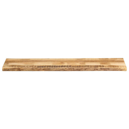 Tafelblad met natuurlijke rand 180x40x2,5 cm massief mangohout