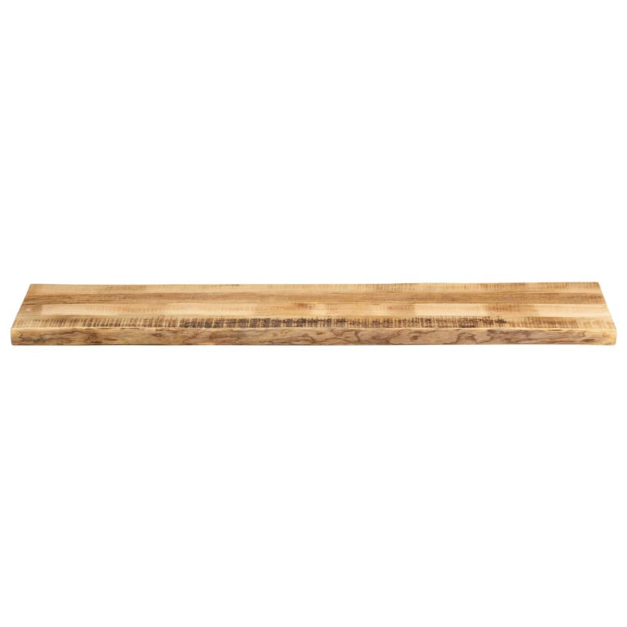 Tafelblad met natuurlijke rand 180x40x2,5 cm massief mangohout