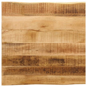 Tafelblad massief mangohout 60x60x2,5 cm natuurlijke rand