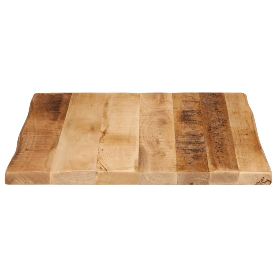 Tafelblad met natuurlijke rand 60x60x2,5 cm massief mangohout