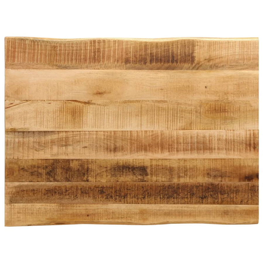Tafelblad met natuurlijke rand 70x60x2,5 cm massief mangohout