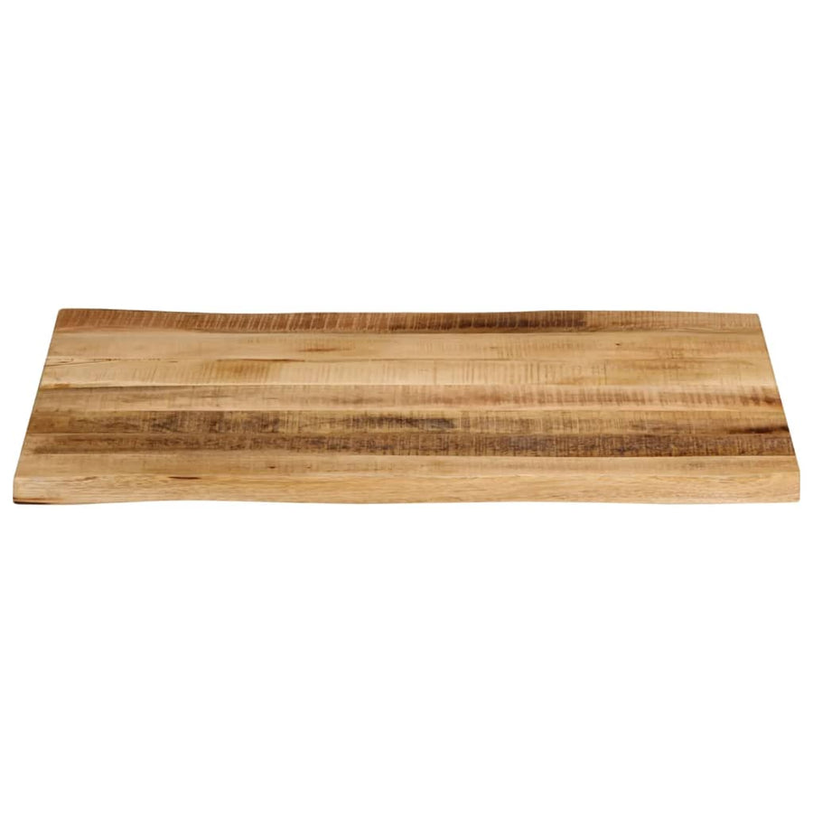 Tafelblad met natuurlijke rand 70x60x2,5 cm massief mangohout