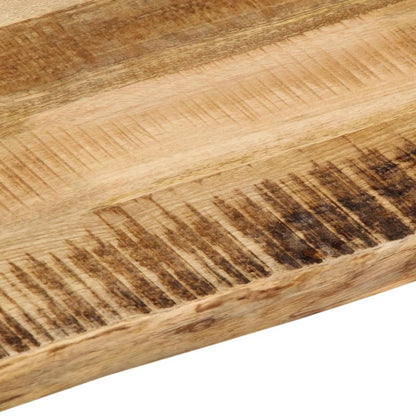 Tafelblad met natuurlijke rand 70x60x2,5 cm massief mangohout
