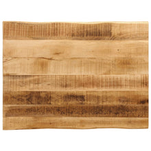 Tafelblad met natuurlijke rand 80x60x2,5 cm massief mangohout