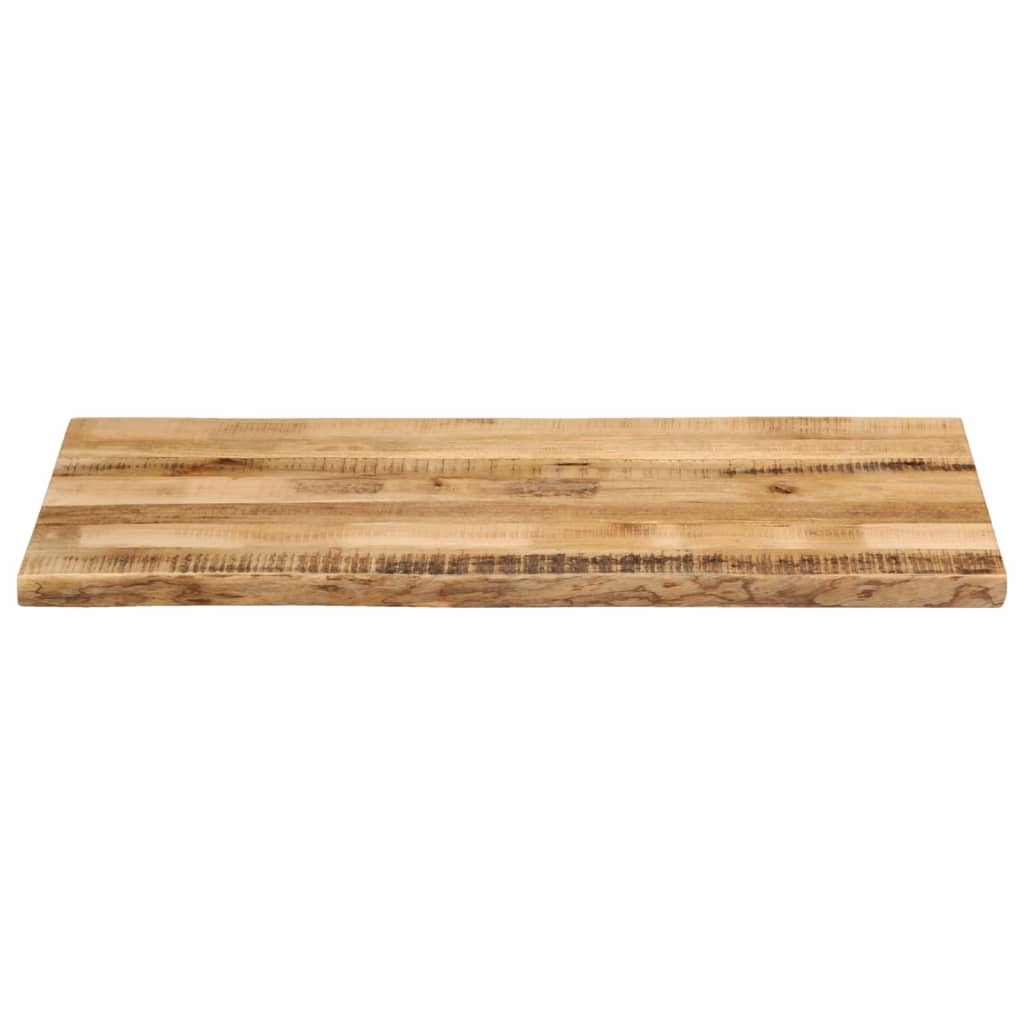 Tafelblad met natuurlijke rand 100x60x2,5 cm massief mangohout