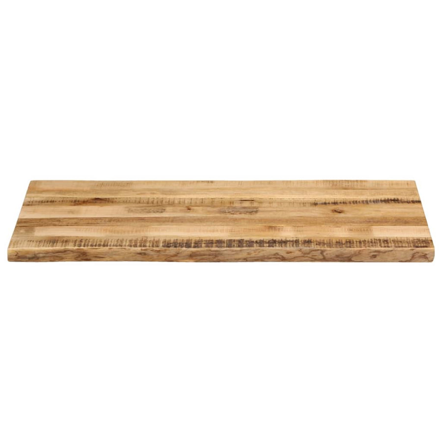 Tafelblad met natuurlijke rand 110x60x2,5 cm massief mangohout