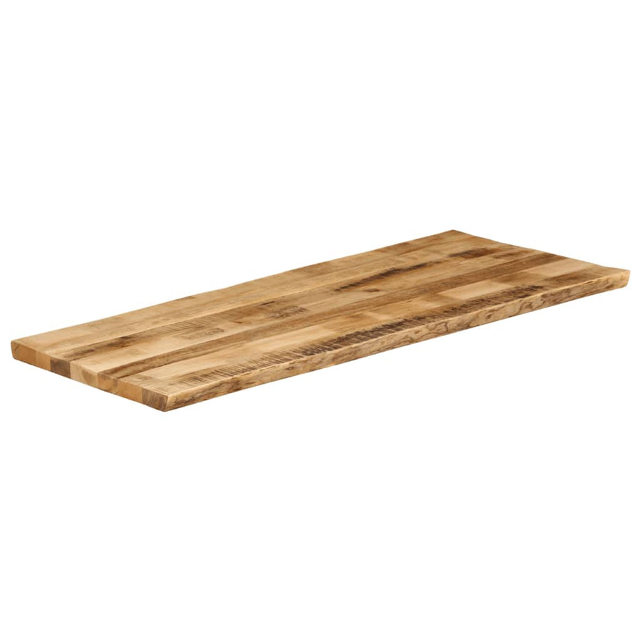 Tafelblad met natuurlijke rand 140x60x2,5 cm massief mangohout