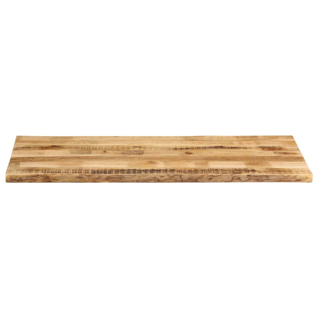 Tafelblad met natuurlijke rand 140x60x2,5 cm massief mangohout