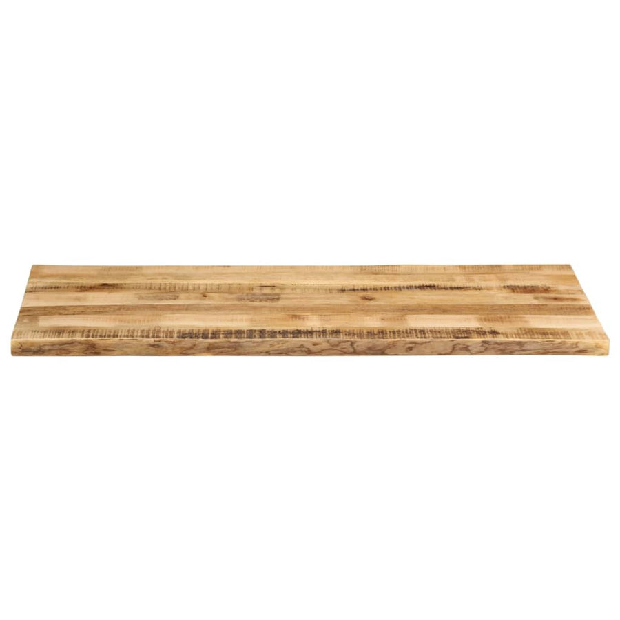 Tafelblad met natuurlijke rand 140x60x2,5 cm massief mangohout