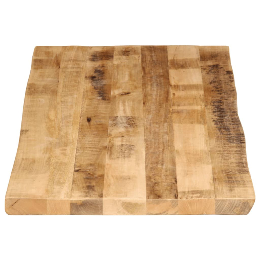 Tafelblad met natuurlijke rand 140x60x2,5 cm massief mangohout