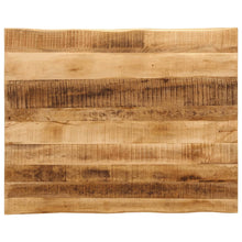 Tafelblad met natuurlijke rand 100x80x2,5 cm massief mangohout
