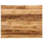 Tabletop with live edge 110x80x2.5 cm solid mango wood