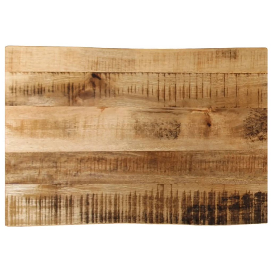 Tafelblad met natuurlijke rand 50x40x3,8 cm massief mangohout