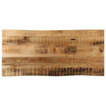 Tafelblad met natuurlijke rand 80x40x3,8 cm massief mangohout