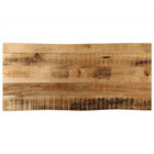 Tabletop With Live Edge 100X40X3.8 Cm Solid Mango Wood Rough Mango Wood (Natural) 38 mm 100 x 40 cm
