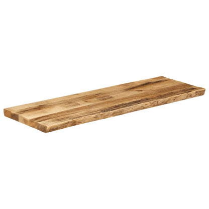 Tafelblad met natuurlijke rand 110x40x3,8 cm massief mangohout