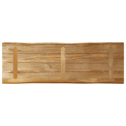 Tafelblad met natuurlijke rand 110x40x3,8 cm massief mangohout