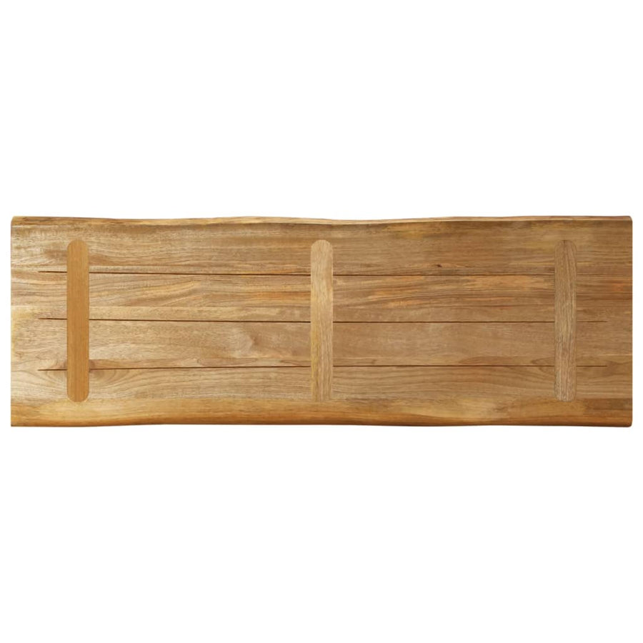 Tafelblad met natuurlijke rand 110x40x3,8 cm massief mangohout