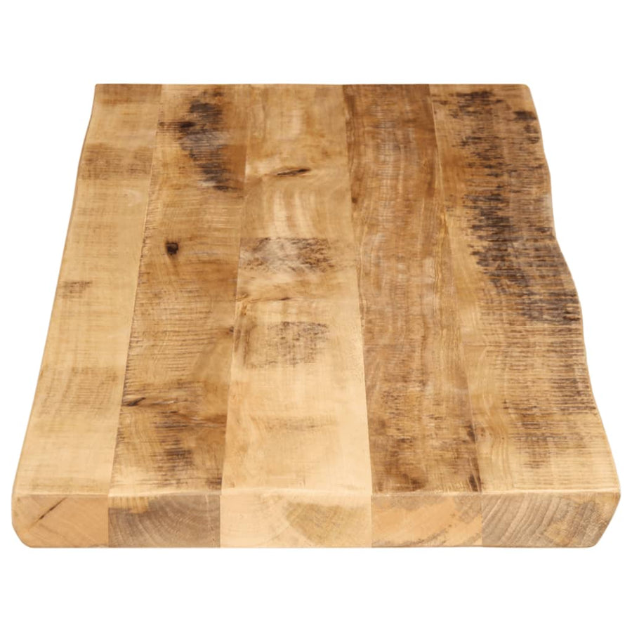 Tafelblad met natuurlijke rand 120x40x3,8 cm massief mangohout