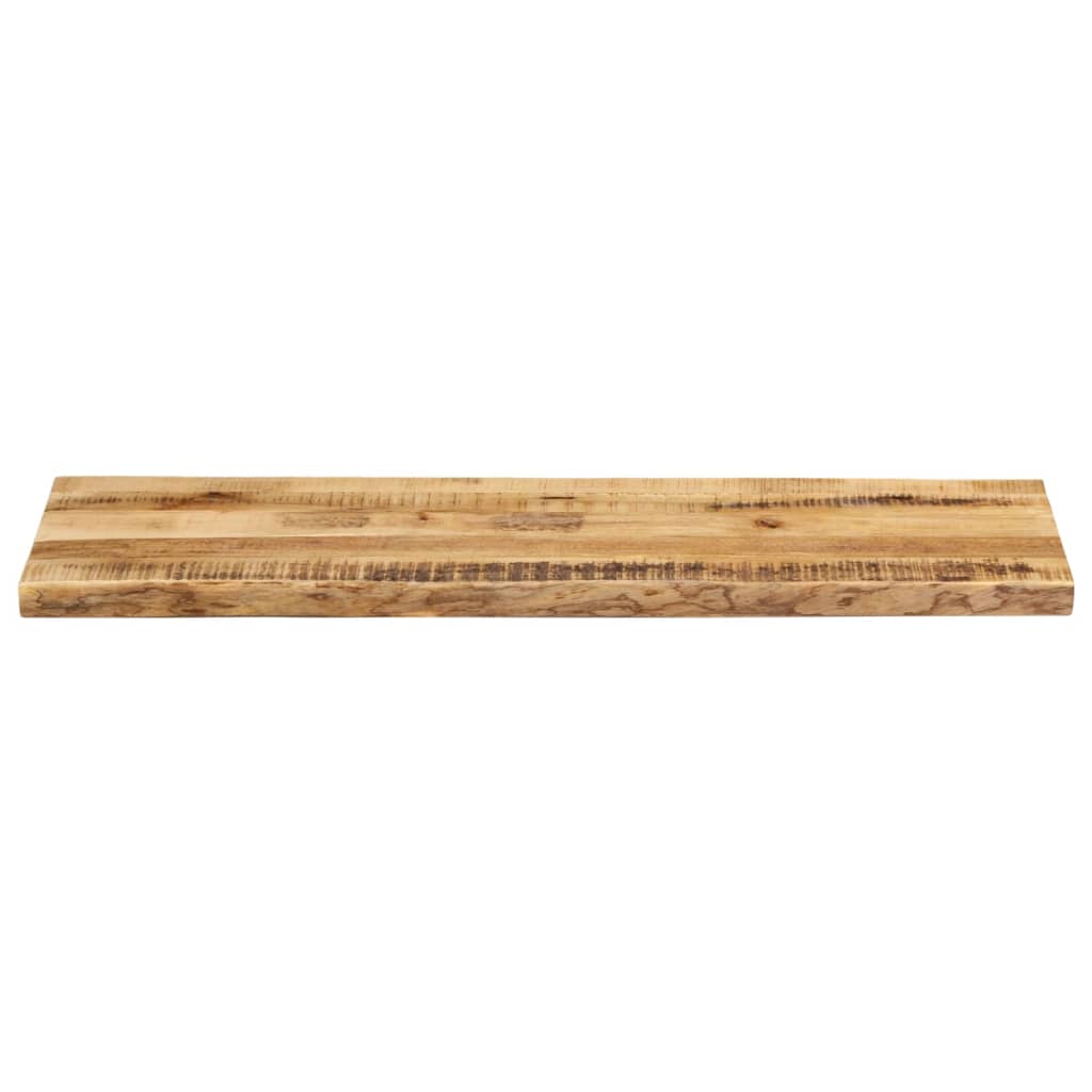 Tafelblad met natuurlijke rand 140x40x3,8 cm massief mangohout