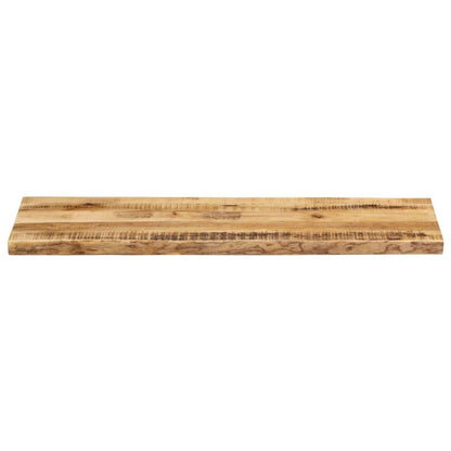 Tafelblad met natuurlijke rand 140x40x3,8 cm massief mangohout